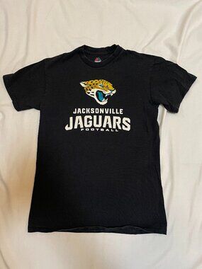 Jacksonville Jaguars Graphic T Shirt Mens Small Black Short Sleeve Crew
